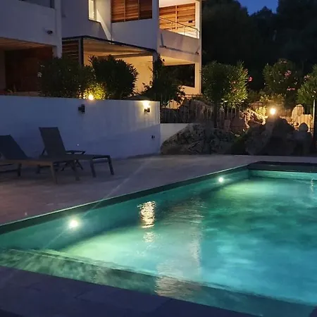 Tres Belle Vue Et Piscine Chauffee - Baccalocation Apartamento *
