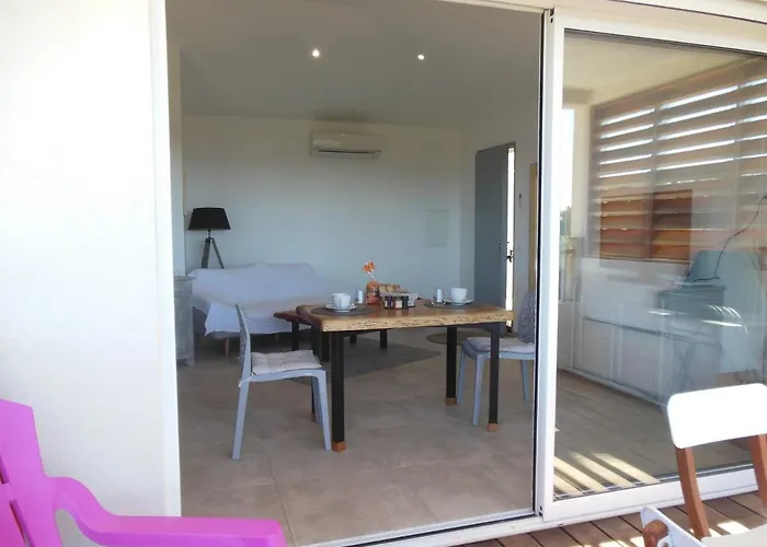 Tres Belle Vue Et Piscine Chauffee - Baccalocation Apartment *