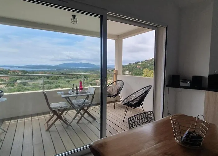 Tres Belle Vue Et Piscine Chauffee - Baccalocation Lägenhet