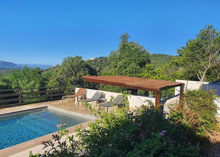 Tres Belle Vue Et Piscine Chauffee - Baccalocation