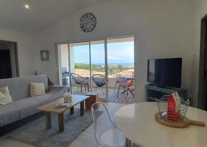 Apartment Tres Belle Vue Et Piscine Chauffee - Baccalocation